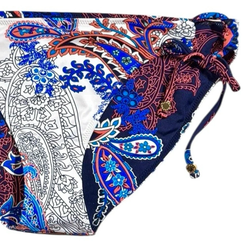 Tommy Bahama Paisley Leaves Reversible String Bikini